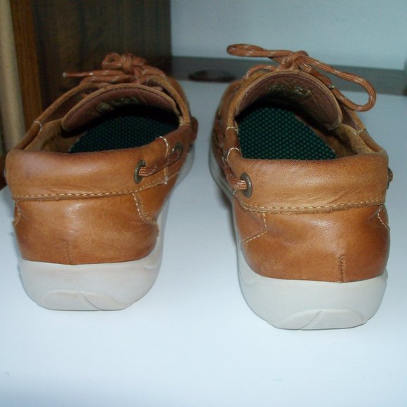 Men's SAS Decksider leather shoes. USA  (#EV1140) - Picture 4 of 6